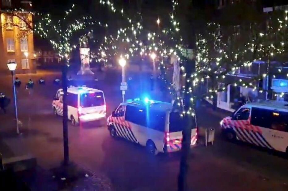 Violentos protestos na Holanda