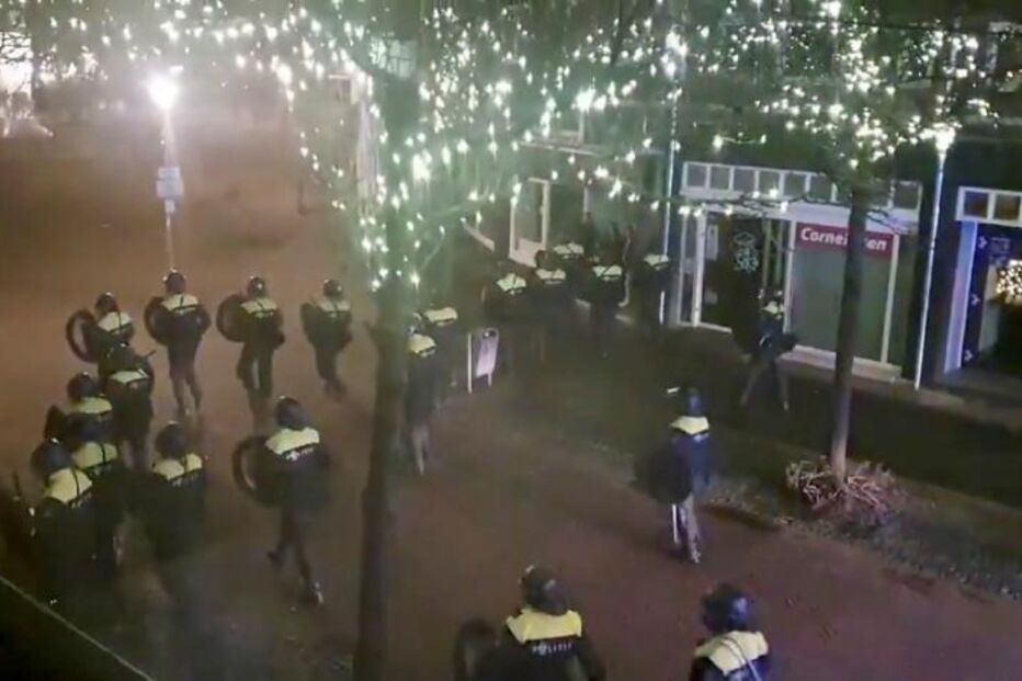 Violentos protestos na Holanda
