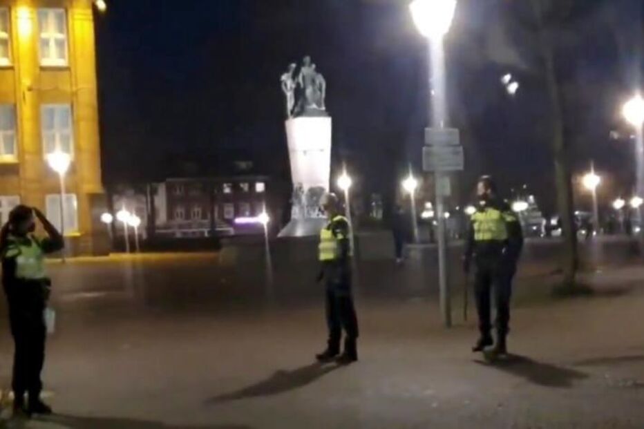 Violentos protestos na Holanda
