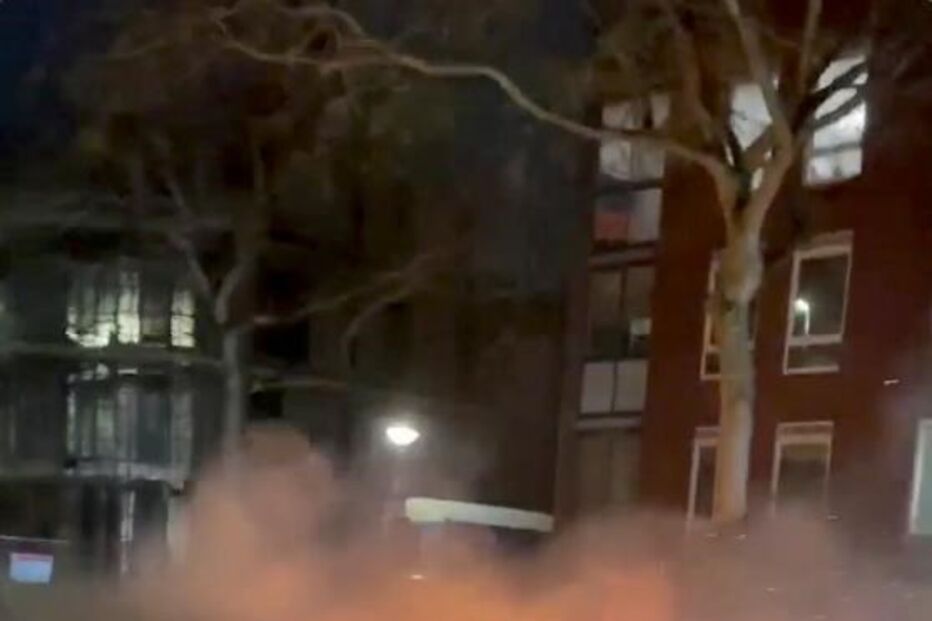 Violentos protestos na Holanda