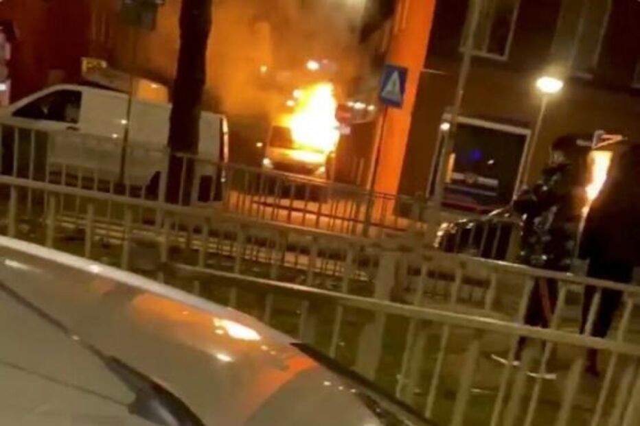 Violentos protestos na Holanda