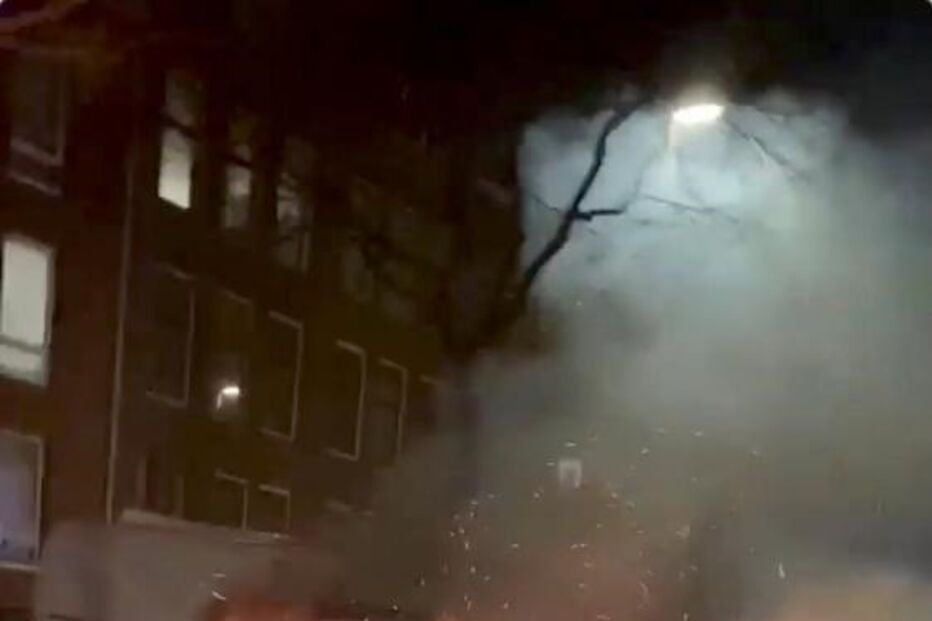 Violentos protestos na Holanda