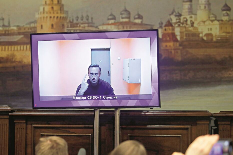 Navalny prestou declarações por videoconferência em audiência de apelação