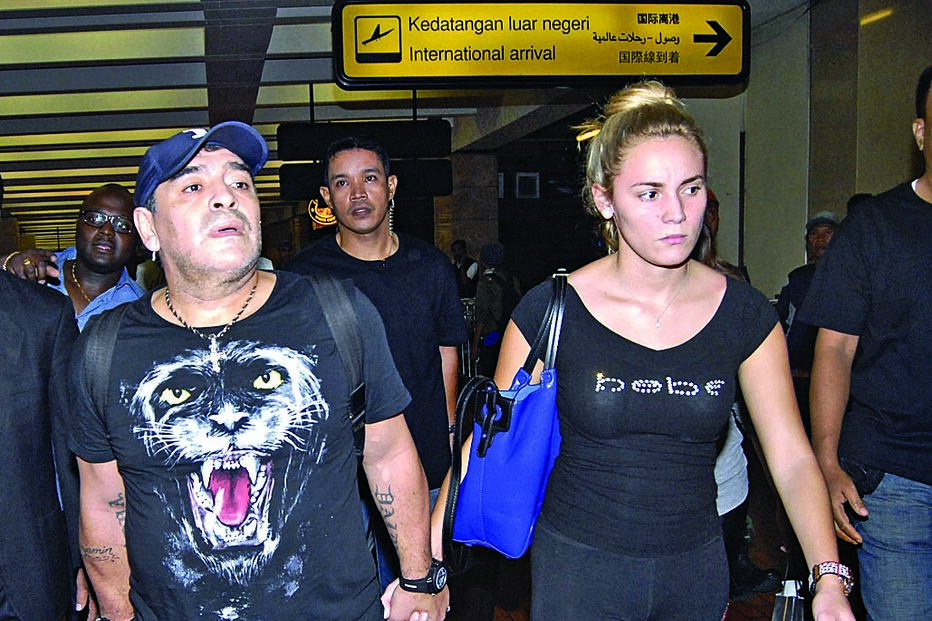 Diego Maradona e Rocío Oliva namoraram durante sete anos 