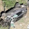 Lenda do golfe sofre acidente de carro em Los Angeles. Veja em direto as imagens dos destroços