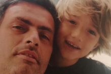 José Mourinho e o filho José Mário