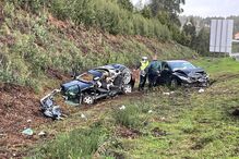 Acidente na A29 em Esmoriz