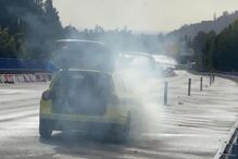 VMER do INEM de Gaia incendeia-se na A32