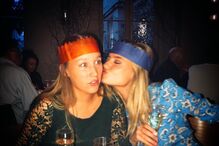 Kelly Bailey e a irmã Madalena