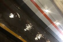 Chuva forte inunda ruas e garagem de centro comercial em Faro