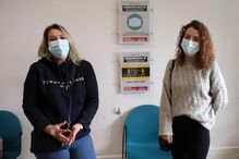 Sónia e Margarida, mãe e filha, querem ser voluntárias no hospital de campanha de Lisboa