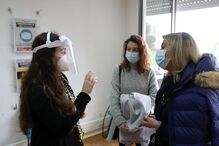 Sónia e Margarida, mãe e filha, querem ser voluntárias no hospital de campanha de Lisboa