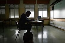 Leandro tem 13 anos e é aluno do oitavo ano no Agrupamento de Escolas de Santa Cruz da Trapa