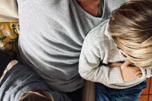 Diogo Amaral com os filhos