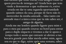 A publicação de Jéssica Fernandes