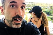 Marco Horácio e a namorada