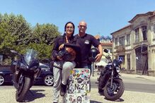 Rita Guerra com o marido André Bergano