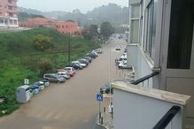 Sintra com estradas inundadas 