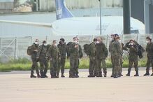 Militares alemães chegam a Lisboa para render equipa de profissionais no combate à pandemia