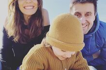 Andreia Rodrigues e Daniel Oliveira com a filha Alice