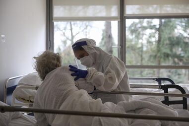 Seminário do Bom Pastor que funciona como espaço de retaguarda covid-19 no distrito do Porto
