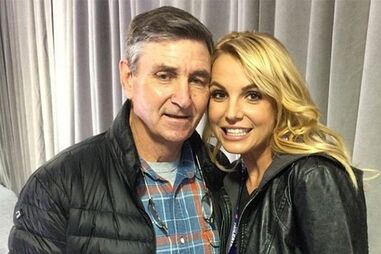 Britney Spears com o pai