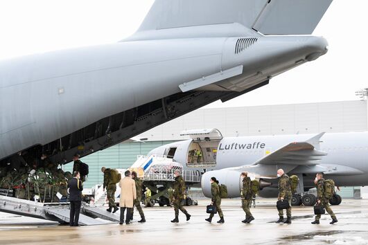 Equipa militar e médica alemã que vai prestar auxílio a Portugal no combate à Covid-19