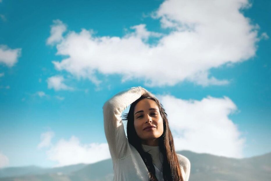 A companheira de César Mourão, Joana Lousão