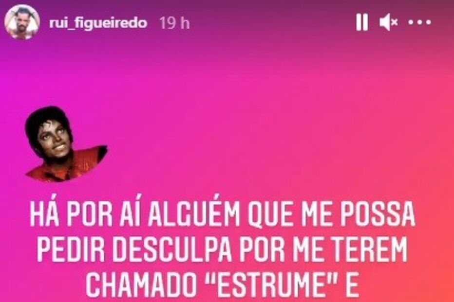 A publicação de Rui Pedro