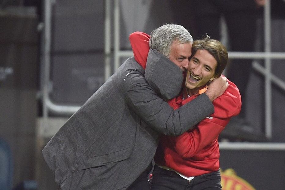 José Mourinho e o filho José Mário