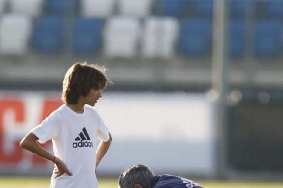 José Mourinho e o filho José Mário