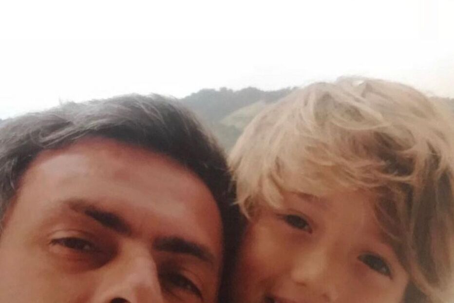 José Mourinho e o filho José Mário