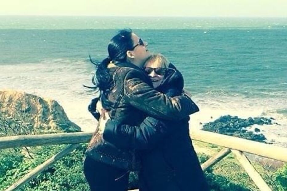 Noémia Costa e a filha Joana França