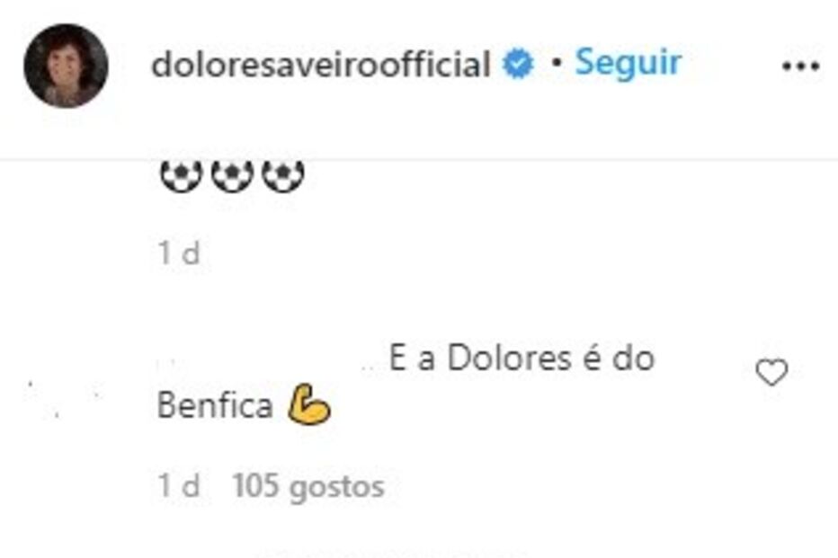 A resposta de Dolores Aveiro