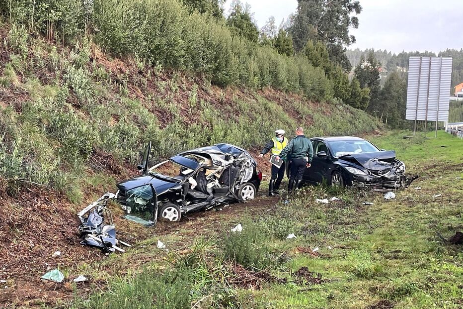 Acidente na A29 em Esmoriz