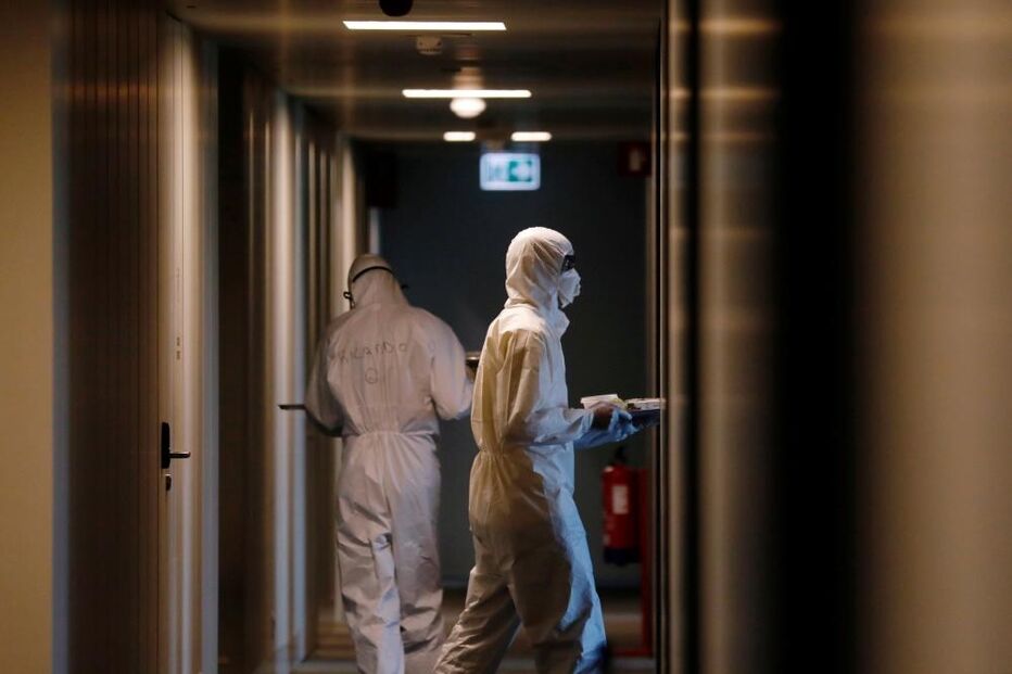 Cidade do futebol transformada em hospital para doentes Covid