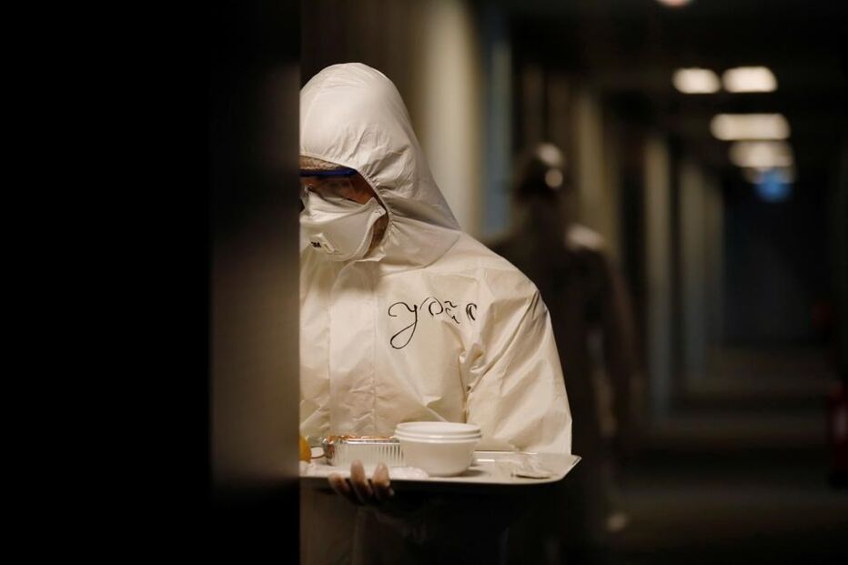 Cidade do futebol transformada em hospital para doentes Covid