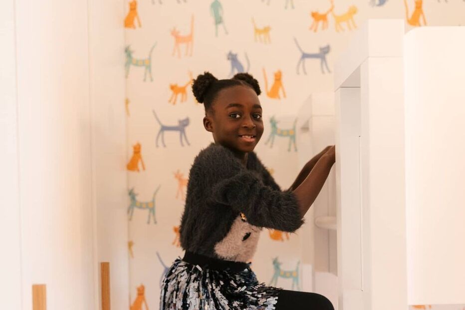 Lurdes, de oito anos