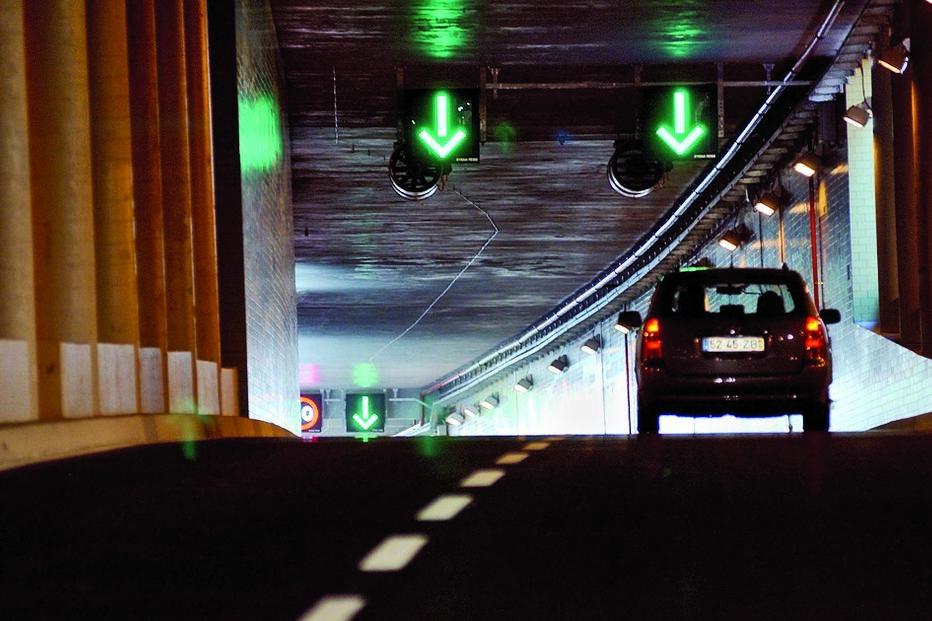 Túnel do Marquês, em Lisboa