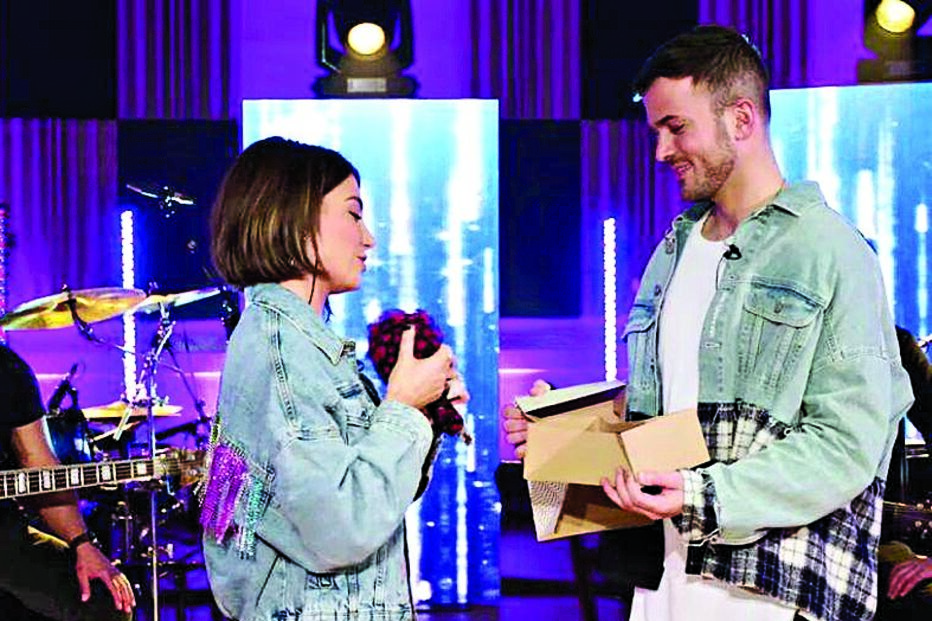 David ofereceu lingerie à namorada