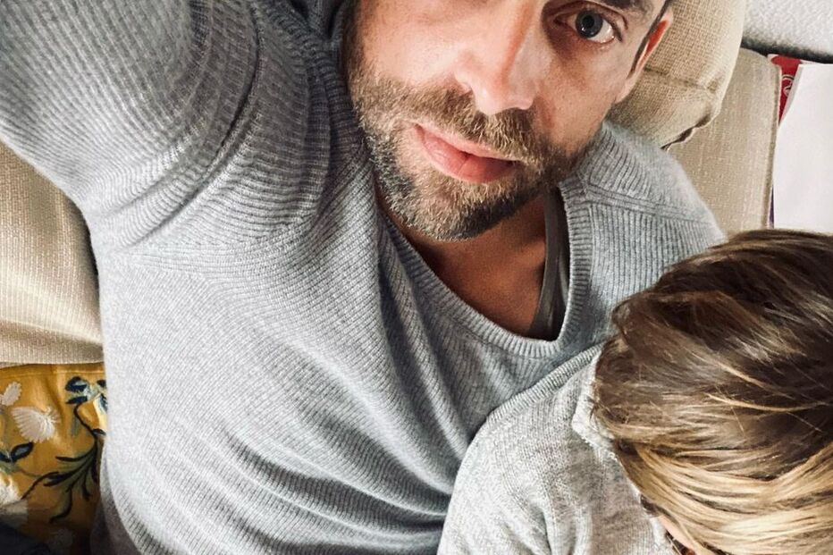 Diogo Amaral com os filhos