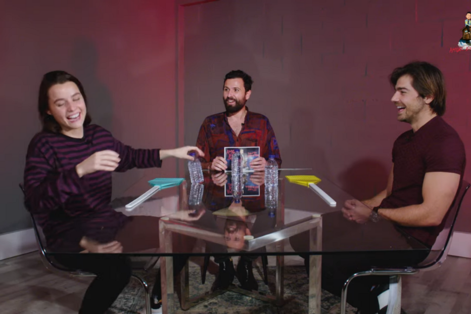 Kelly Bailey e Lourenço Ortigão na live 'Amor em Casa'