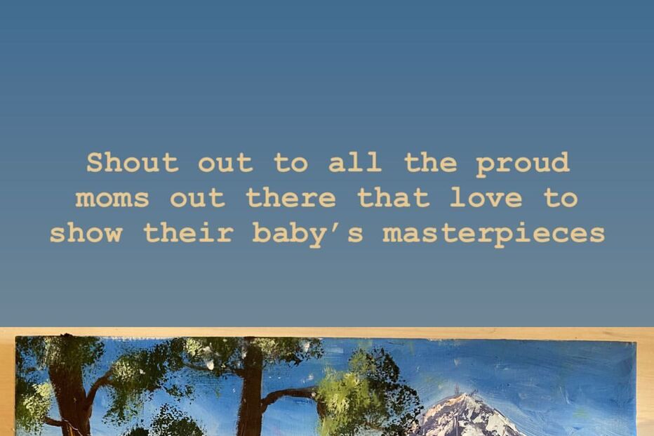 A pintura de North West, filha de Kim Kardashian