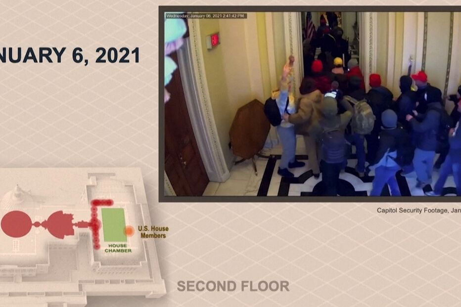 Os vídeos inéditos da invasão ao Capitólio dos EUA mostrados no impeachment de Trump