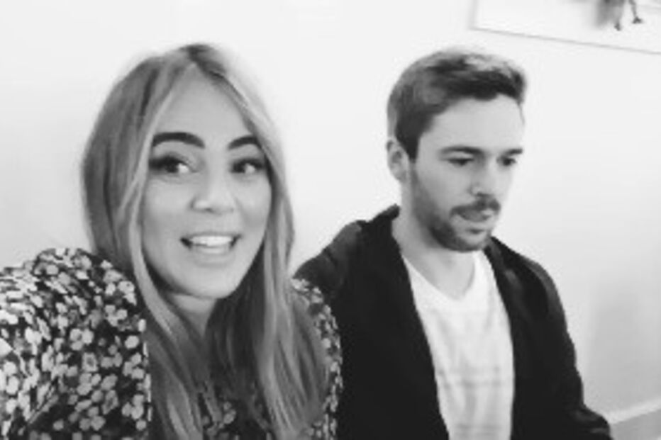 Gisela João e o namorado