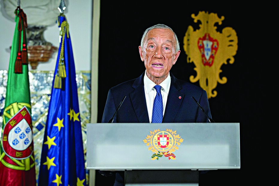 Presidente da República, Marcelo Rebelo de Sousa, falou ao País, a partir do Palácio de Belém, sobre os desafios dos próximas meses de pandemia