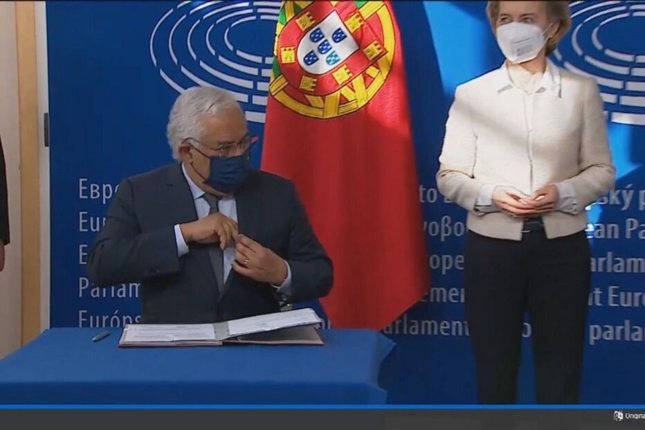António Costa assina Mecanismo de Recuperação e Resiliência 