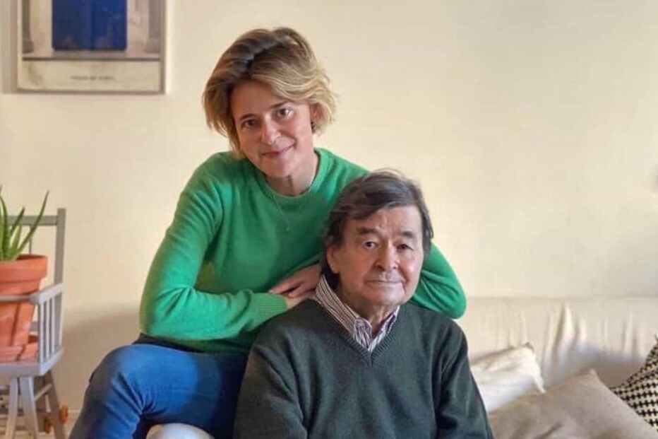 Leonor Poeiras e o pai