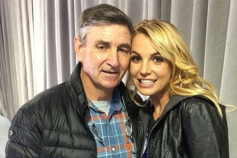 Britney Spears com o pai