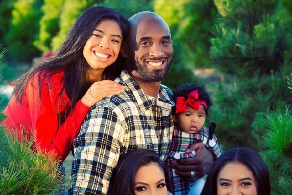 Kobe Bryant e a família